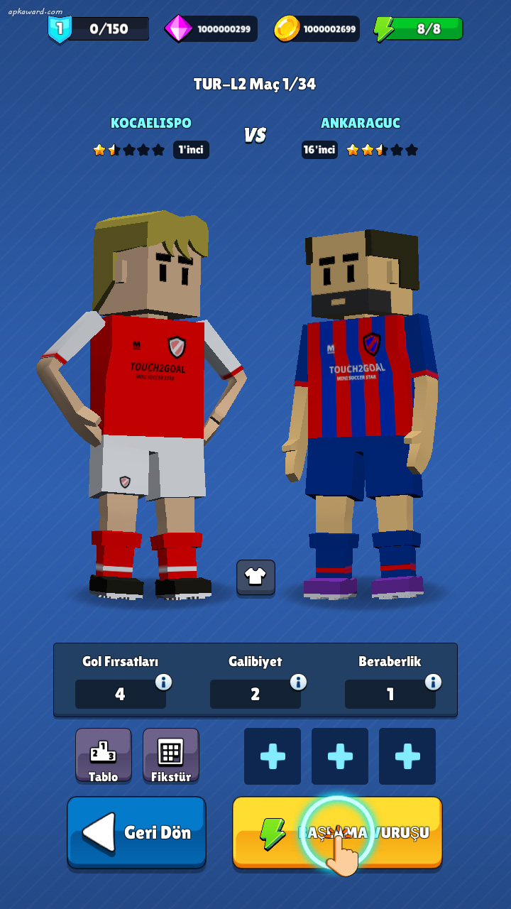 Download Mini Soccer Star Mod Apk 0.61 (Unlimited Money) for