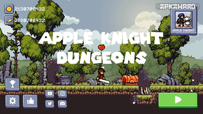 Apple Knight: Dungeons Mod APK (Unlimited Money/Unlocked) 1.1.7 in